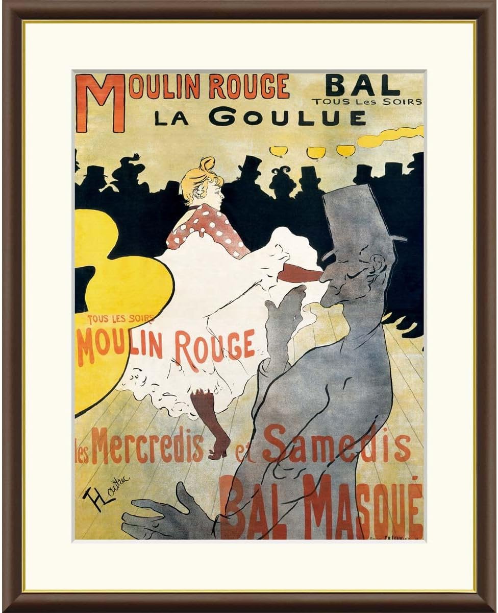 絵画 世界の名画 ムーラン・ルージュのラ・グーリュ アンリ・ド